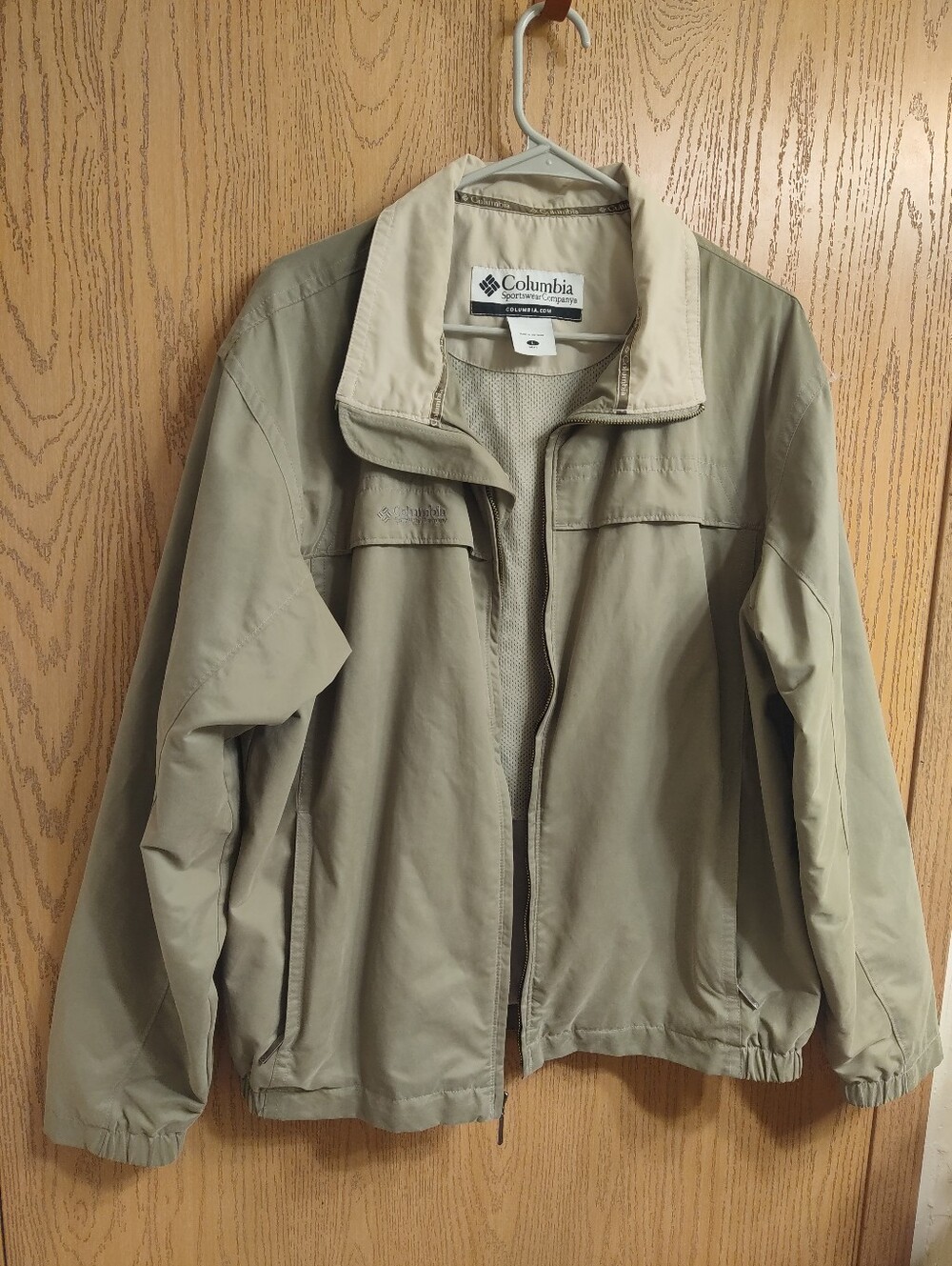 Columbia Men's Jacket - Beige and Black